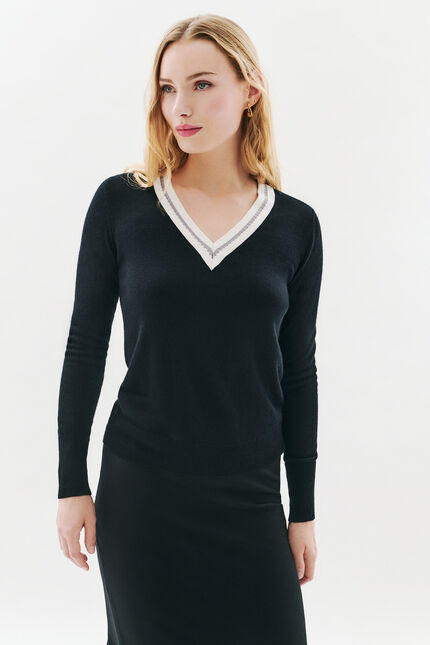 Jersey Manuela negro mujer