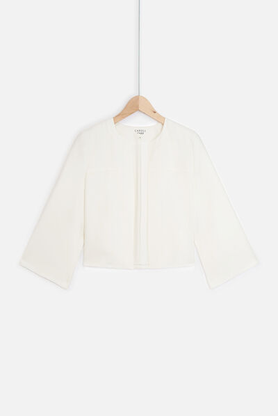 blazer pauline ivoire femme