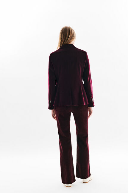 Aurora blazer plum woman