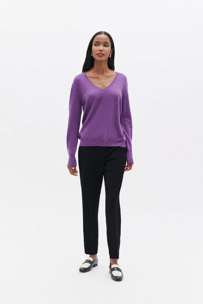 Pull marianne parme femme