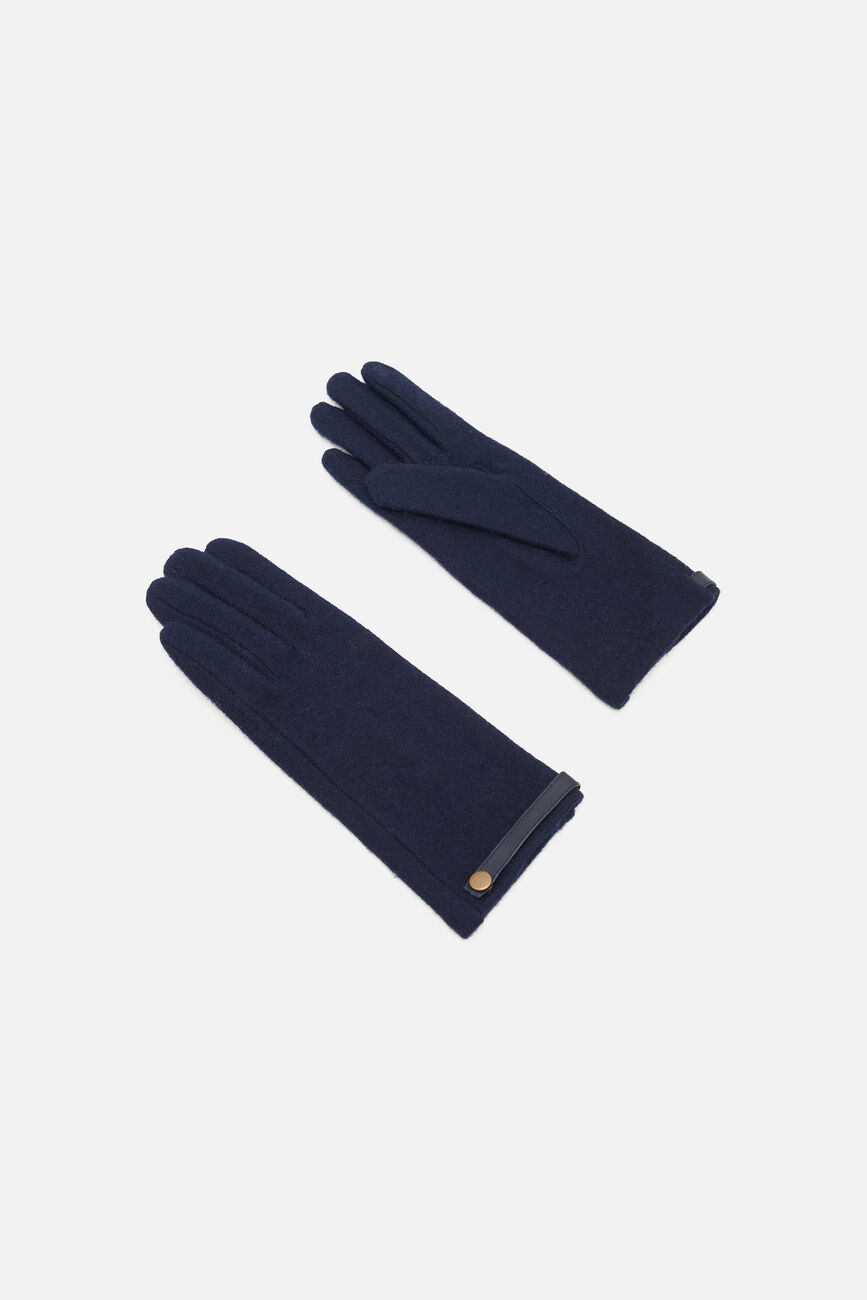 Gants rotterdam 2 bleu marine femme