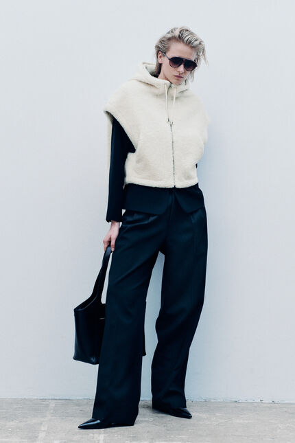 Manteau giboulee ivoire femme