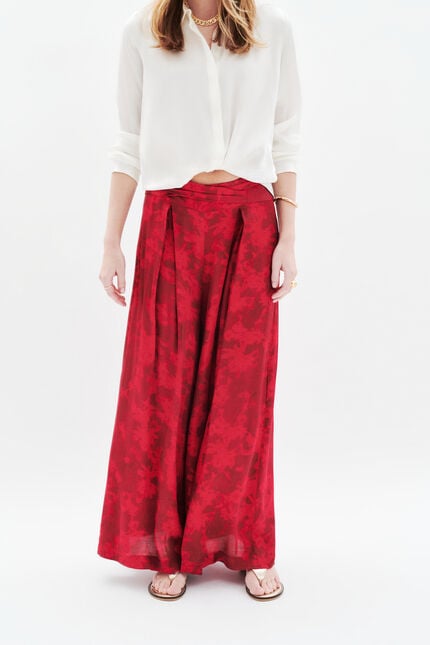 Pantalon Patrice2 rose framboise femme