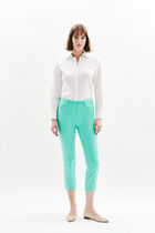 Mason cropped pants mint green woman