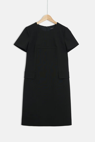 Robe canelle noir femme