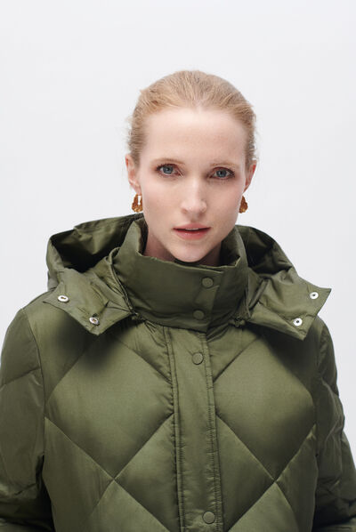 Doudoune gavone vert clair femme