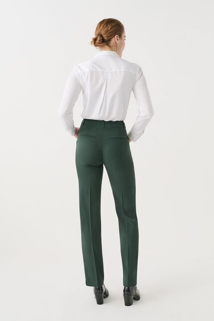 Pantalon pclement2 vert foncé femme