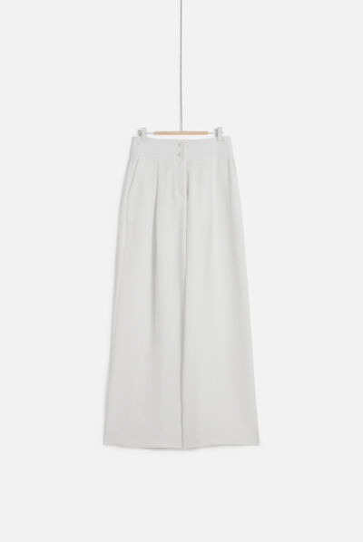 Pantalon theophane ivoire femme