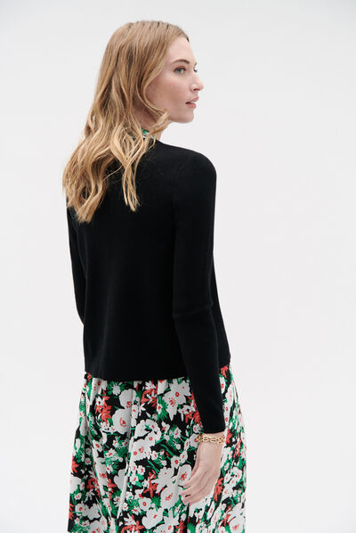 cardigan harold noir femme