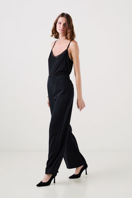 pantaloni palise nero donna