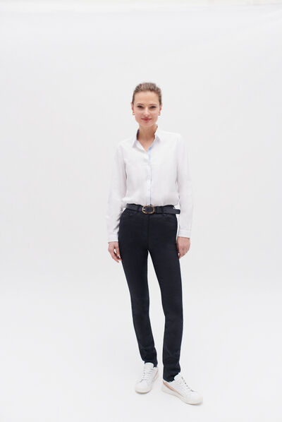 pantalon bradley bleu marine femme