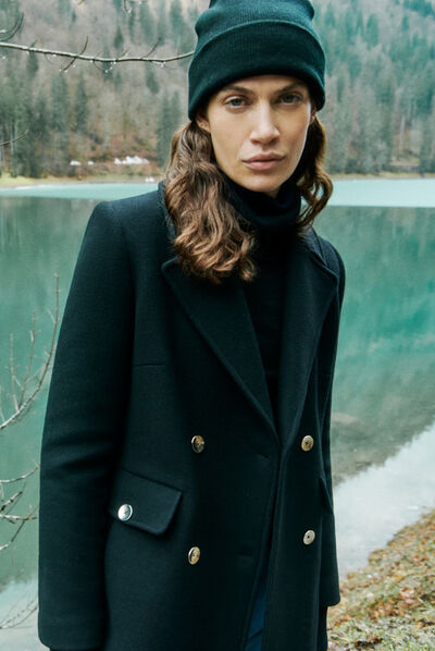 Manteau gipsy noir femme