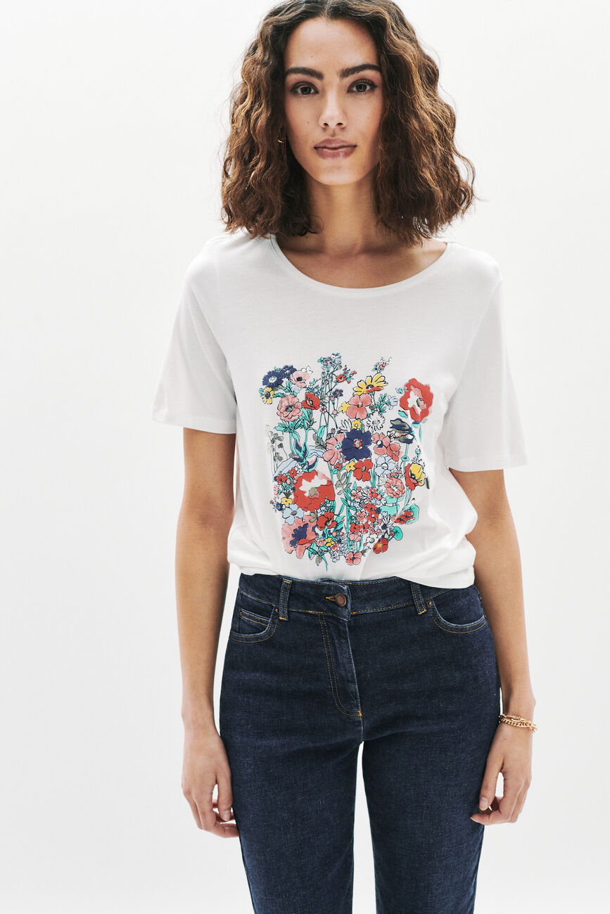 Maglietta Telegance ecru donna