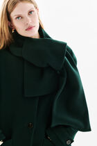 Gentiani coat dark green woman