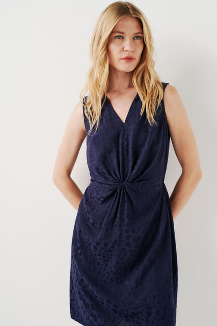 jurk rcarmen marineblauw vrouw