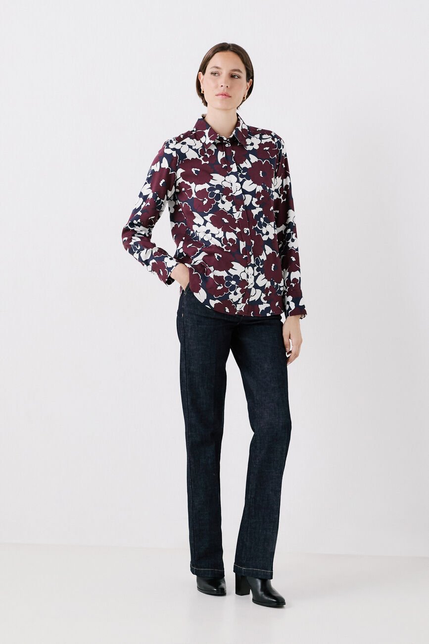 cessy1 shirt burgundy woman