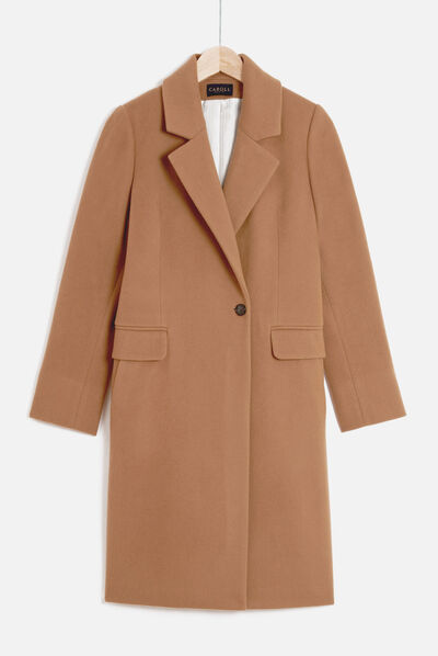 manteau norton camel femme