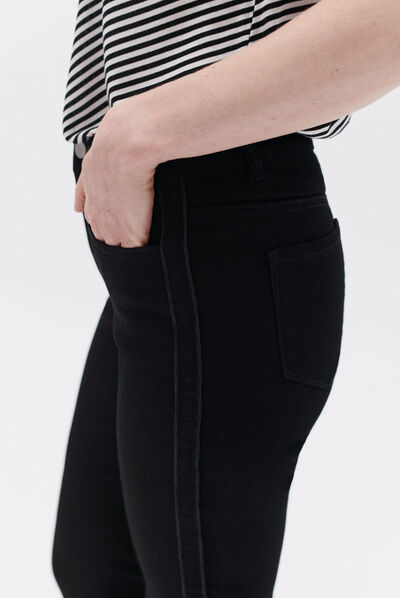 Pantalón paddy negro mujer