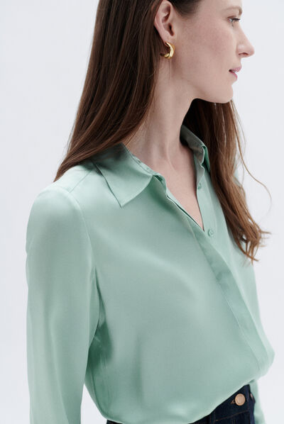 Chemise cjamie1 vert clair femme