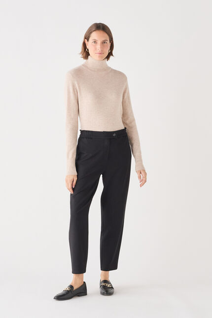 Pantalon prestige noir femme