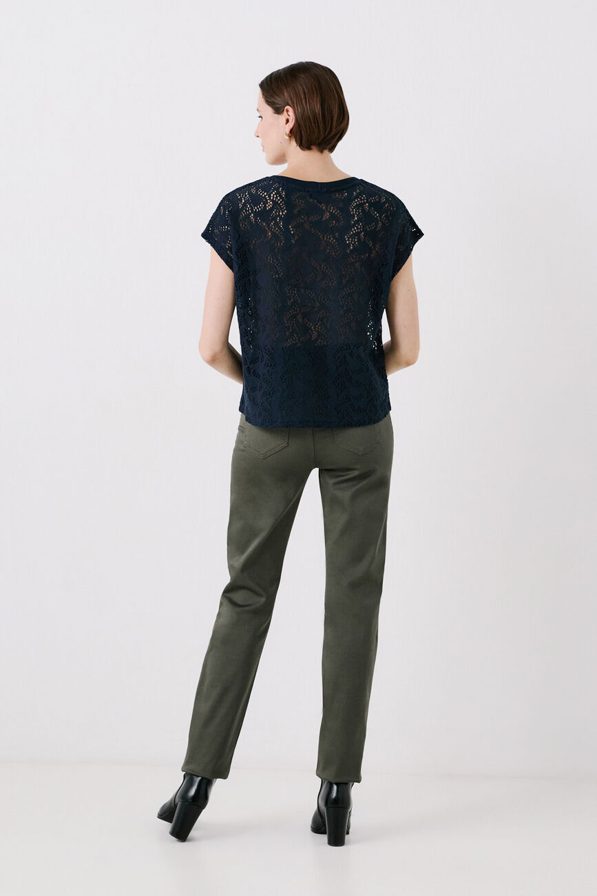tnoe T-shirt navy blue woman
