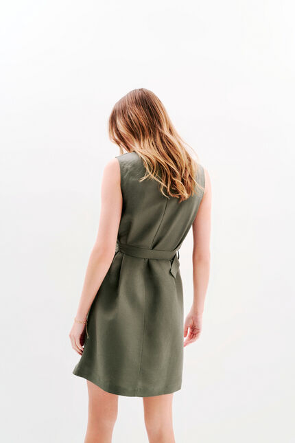 Abito Rlaurny verde cachi donna