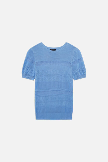Trui Mdoris bleu lavande vrouw