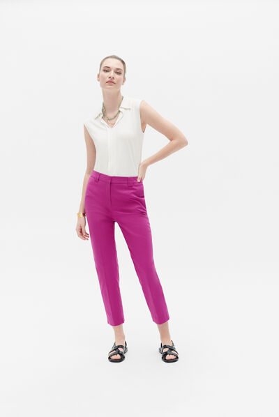 pantalon bobby violet femme