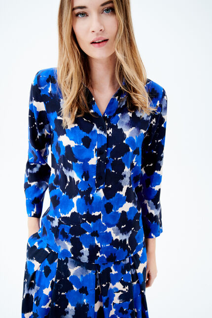 Blouse celvi bleu marine femme