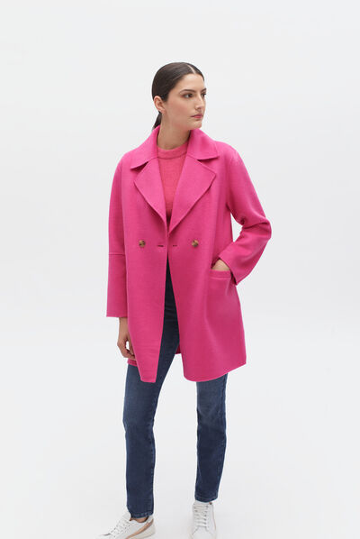 cappotto william rosa fucsia donna