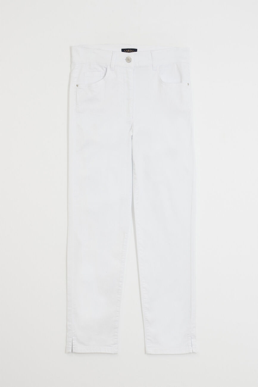 pantacourt mason blanc femme
