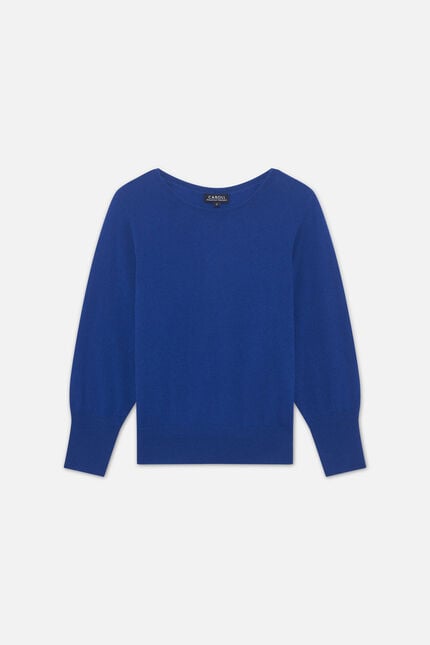 mchelsea maglione 100% cachemire elektroblau donna