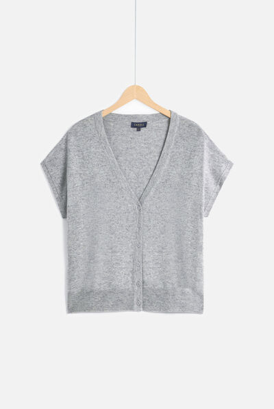 gilet lexie gris clair femme