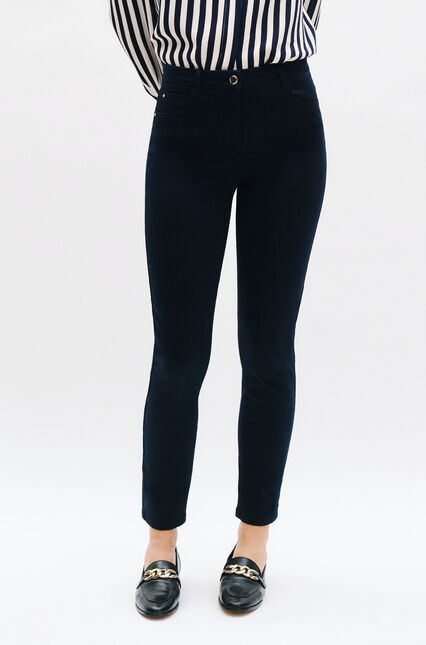 pantalon tony bleu marine femme