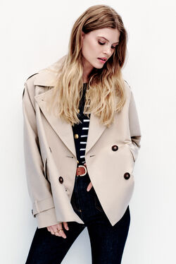 trenchcoat gourmand sandfarben damen