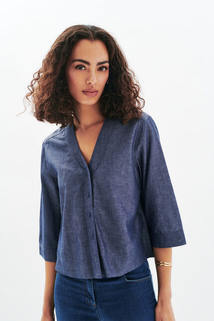 Camicia Calisa blu navy donna