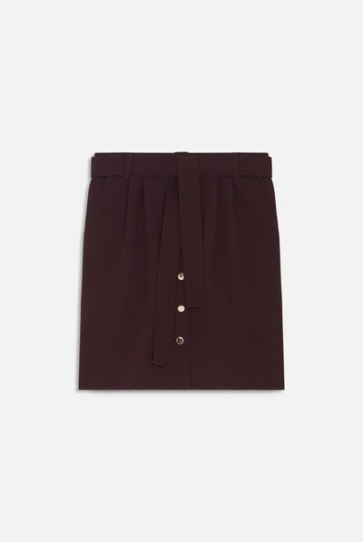 Jupe jema prune femme