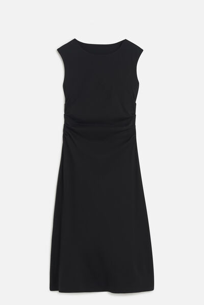 Vestido Rwhitney negro mujer