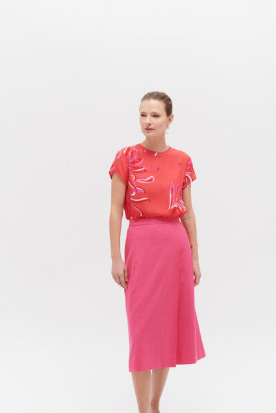 blouse gracie rouge femme