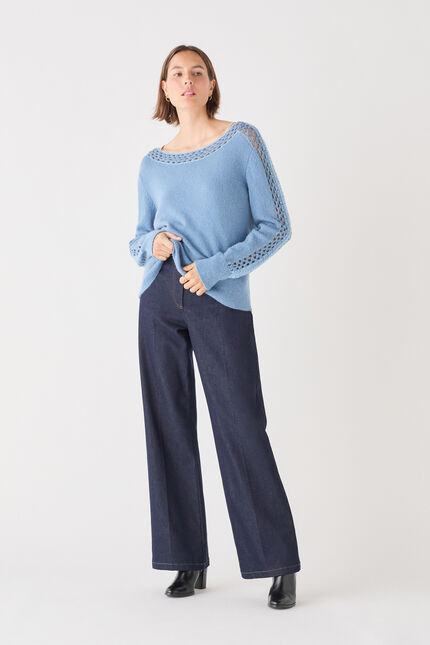 Trui Mlily denim baby blauw vrouw