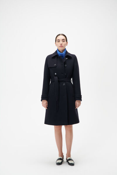 Jas Genna marineblauw vrouw