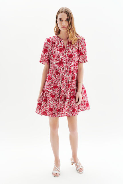 Robe Rpartyc ivoire femme