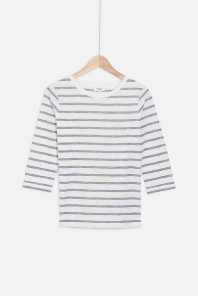 t-shirt clotilde bleu violet femme