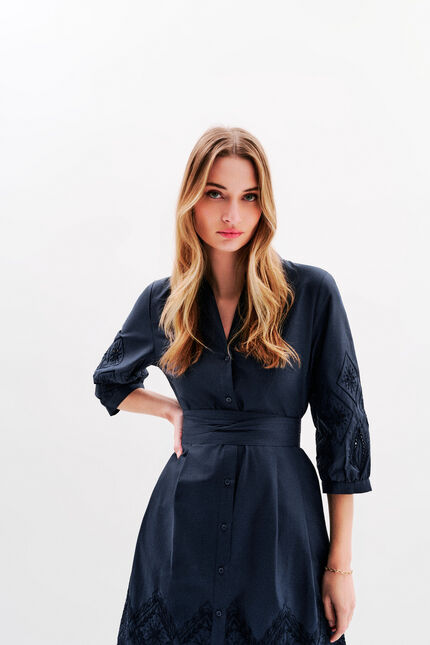 Robe Romy bleu marine femme