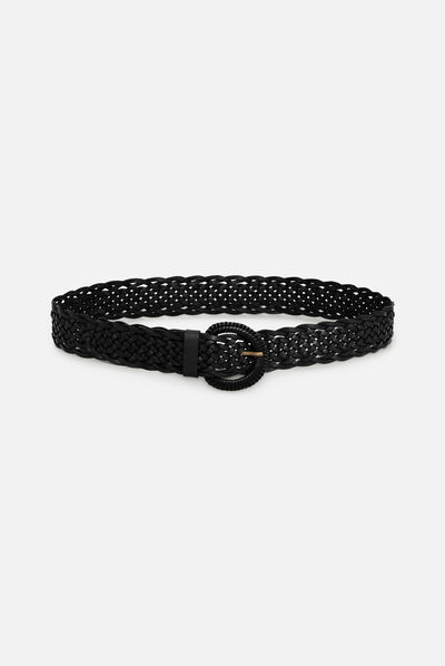 ceinture manfred noir femme