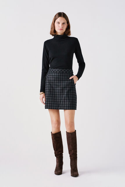 Jupe Apoline gris fonce femme