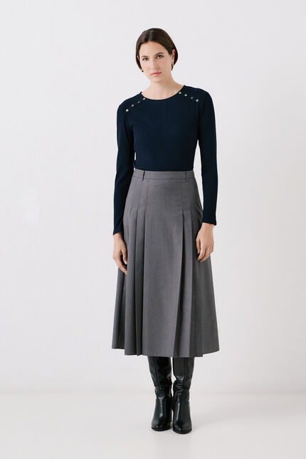 Jupe jasper gris fonce femme