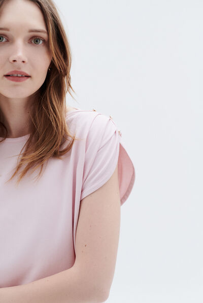 T-shirt talissa rose femme