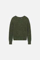Mgordon Made in Italy sweater light green woman
