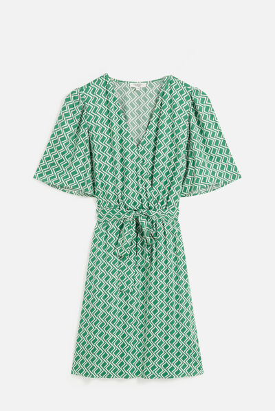 Vestido Rmarilou verde menta mujer